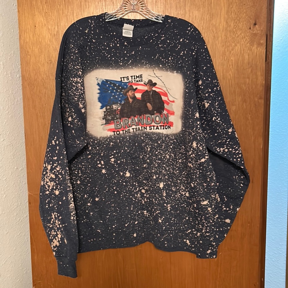 Yellowstone acid wash Sweater
